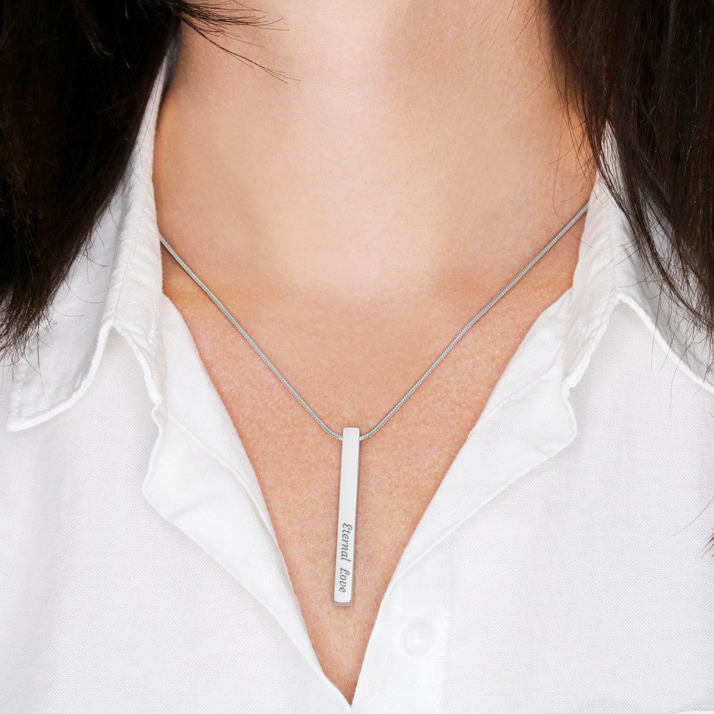 4-sided stick necklace NO insert