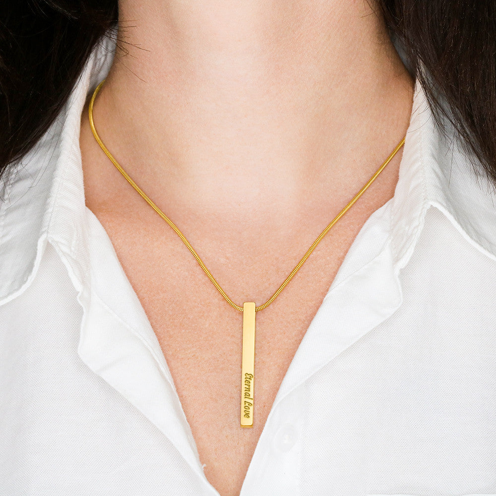 4-sided stick necklace NO insert