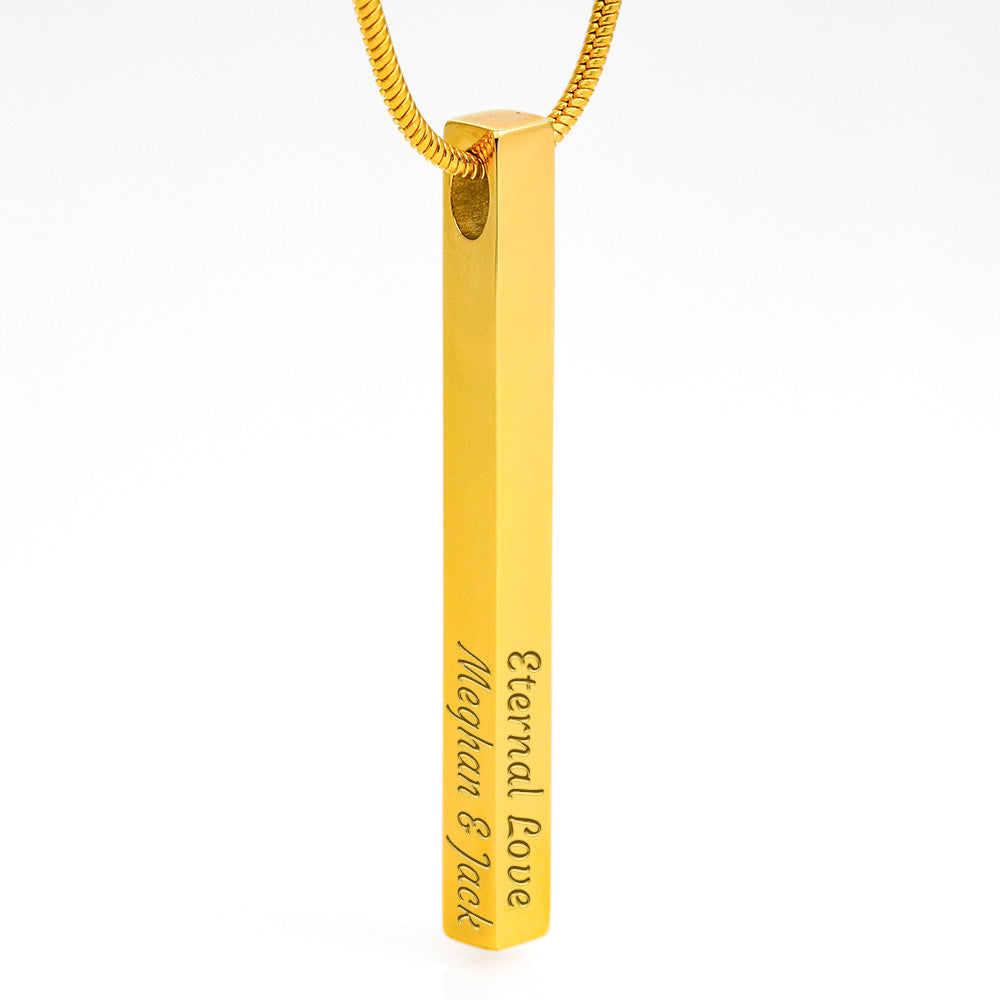 4-sided stick necklace NO insert